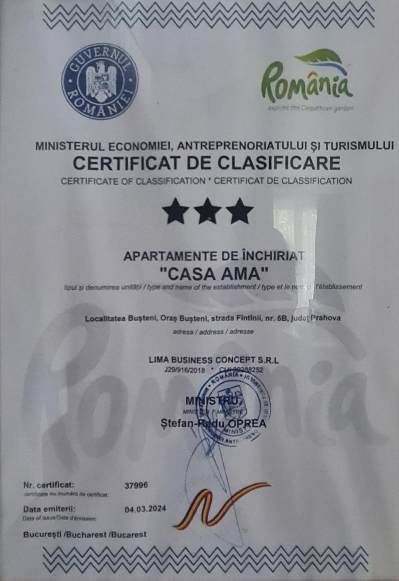 Villa Casa Ama Buşteni Exterior foto